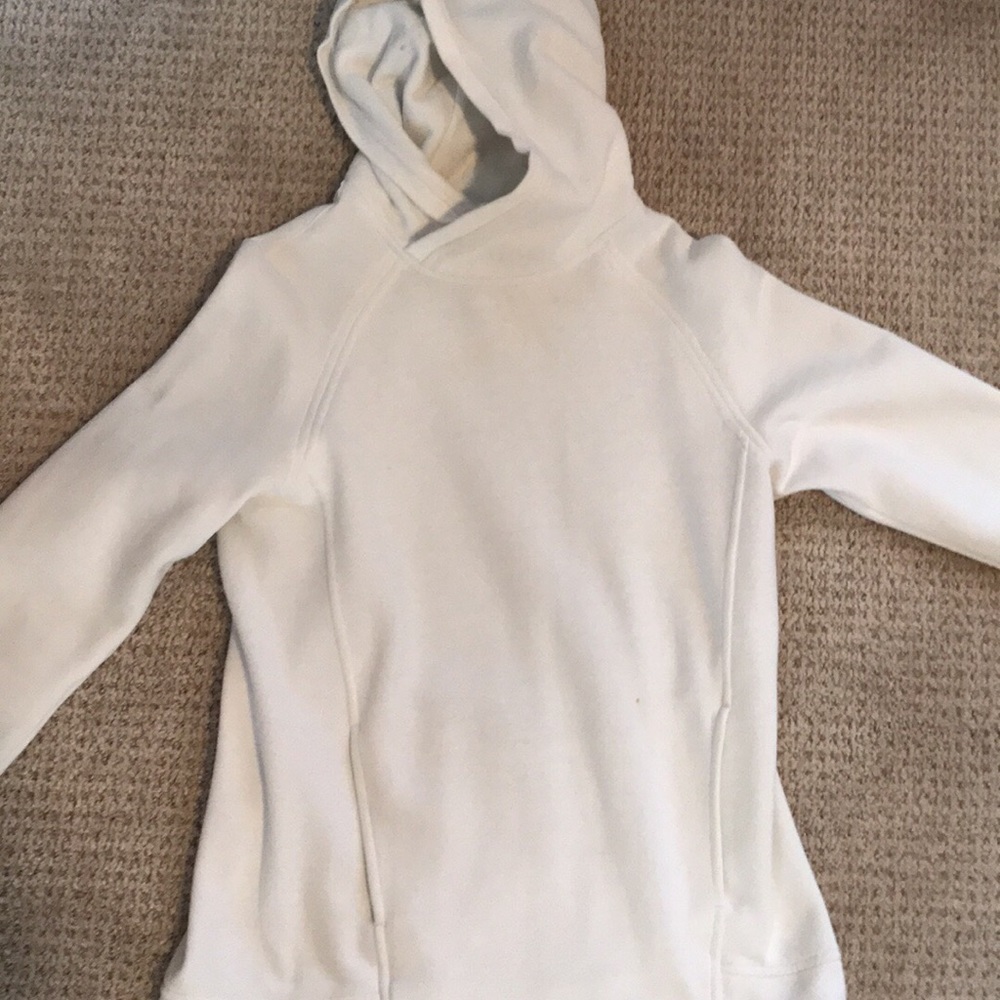 Lululemon white running jacket size 6 worn once